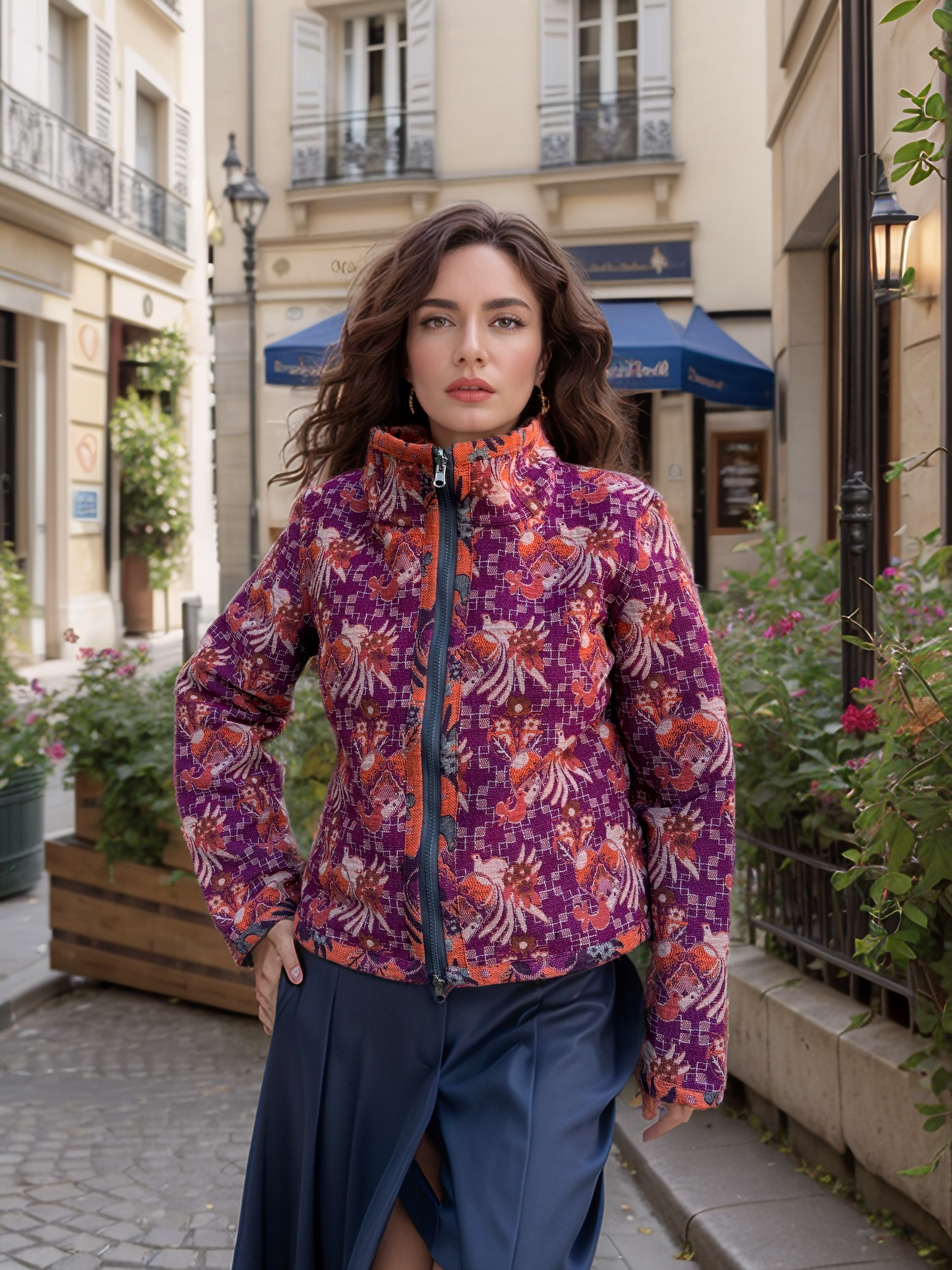 Veste courte le coq de Pâques