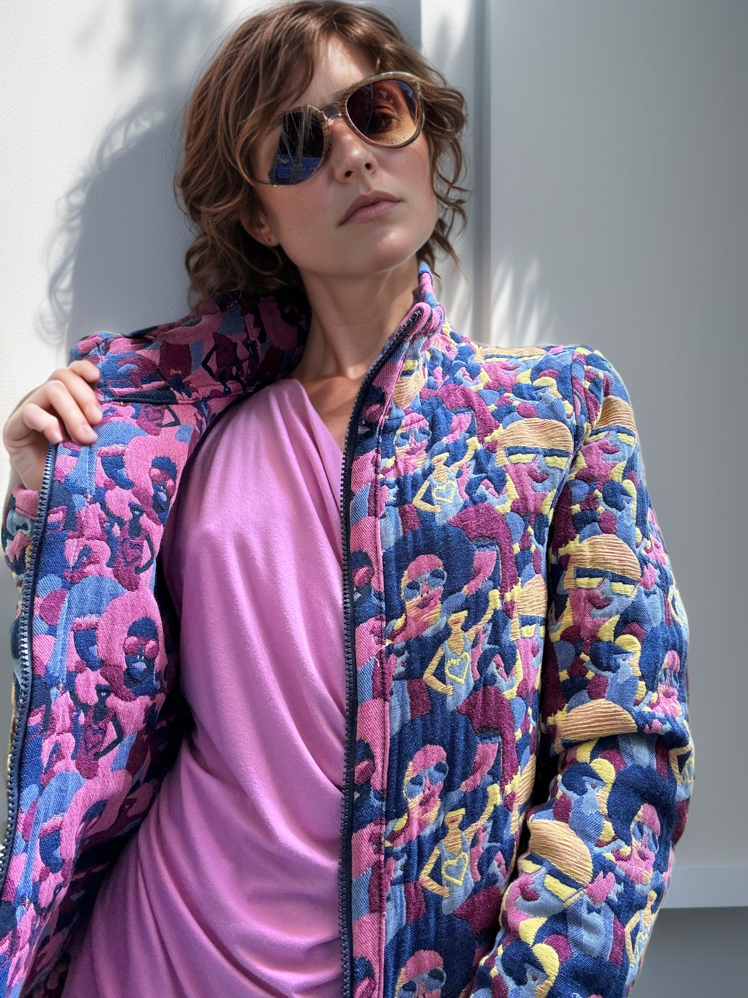 Veste courte visages